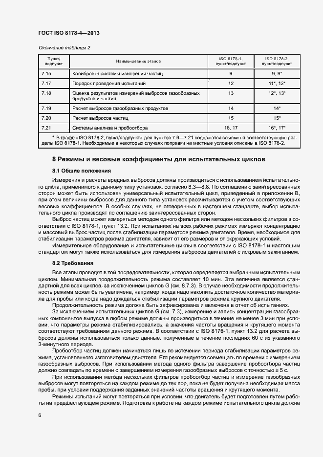 Страница 10 ГОСТ ISO 8178-4-2013