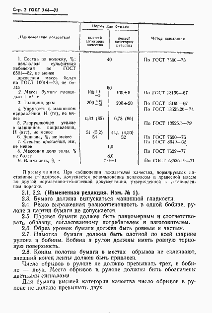 Страница 3 ГОСТ 744-77