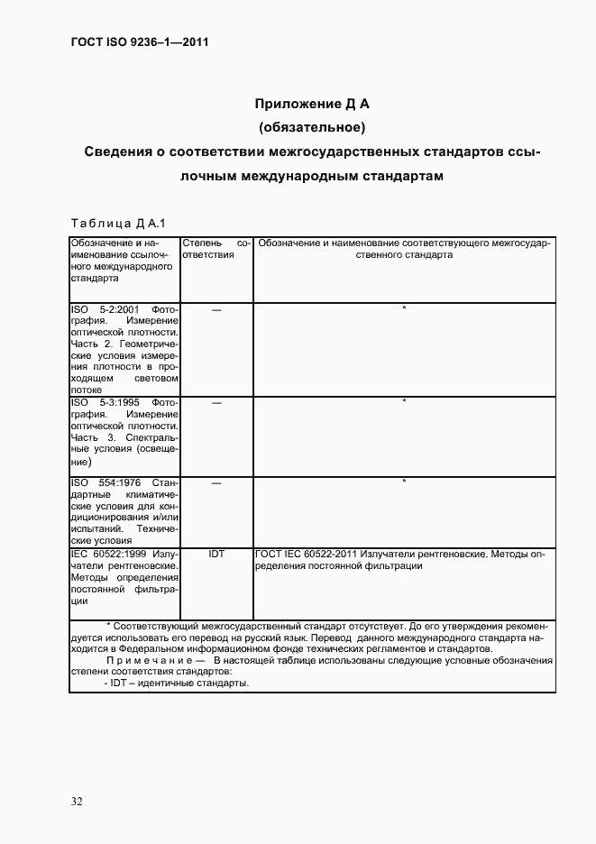 Страница 36 ГОСТ ISO 9236-1-2011