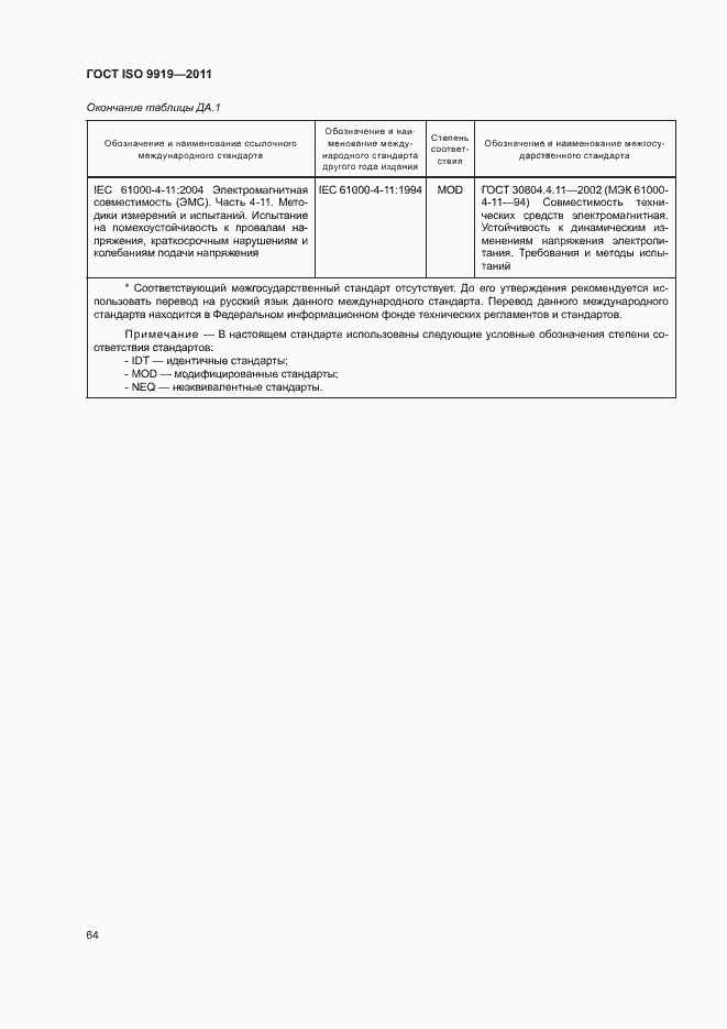 Страница 70 ГОСТ ISO 9919-2011