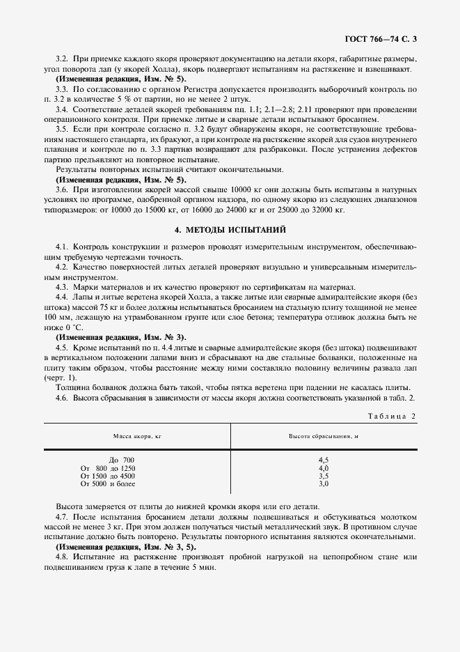 Страница 4 ГОСТ 766-74