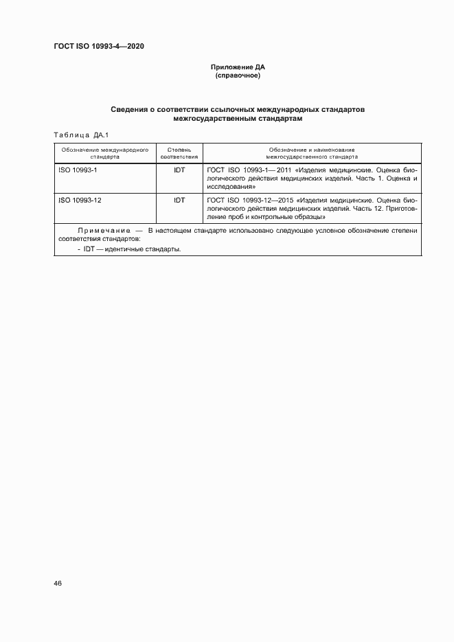 Страница 51 ГОСТ ISO 10993-4-2020