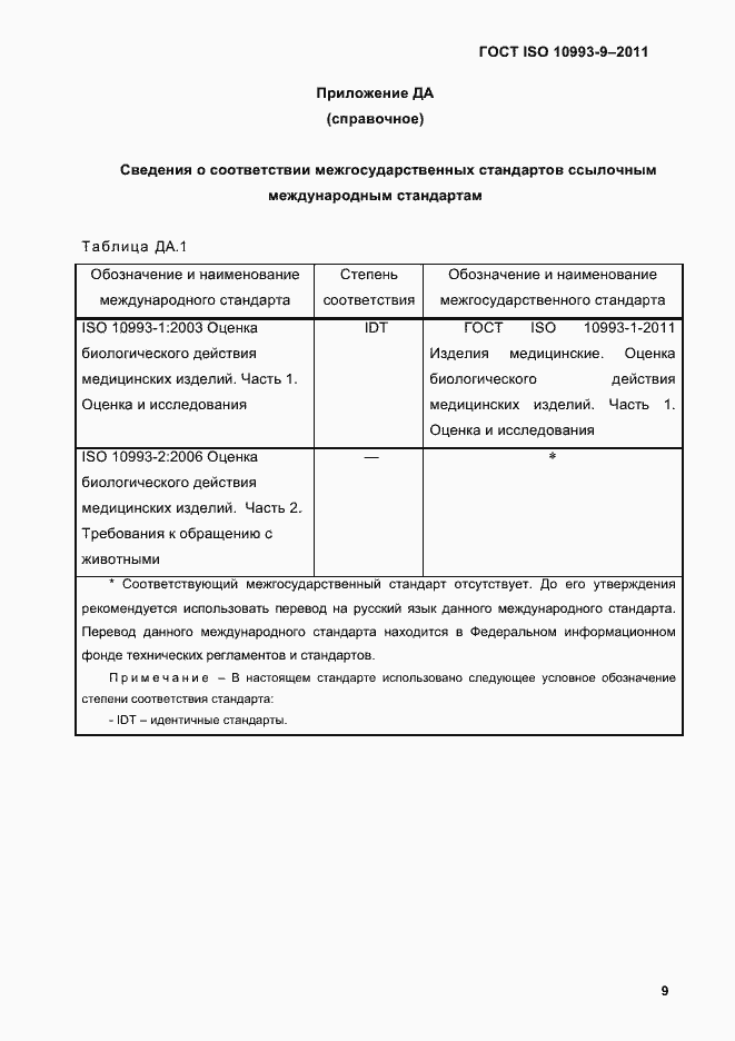 Страница 13 ГОСТ ISO 10993-9-2011