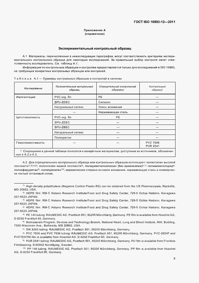 Страница 13 ГОСТ ISO 10993-12-2011
