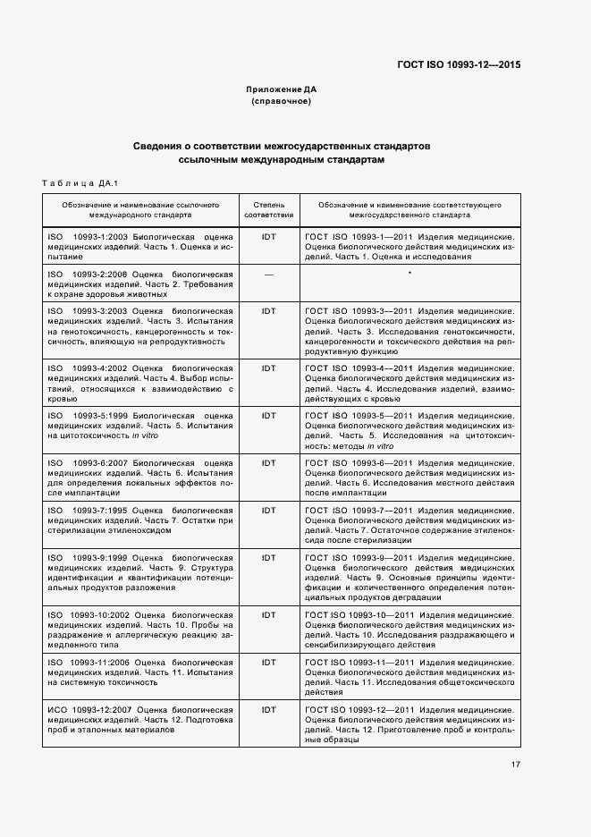 Страница 21 ГОСТ ISO 10993-12-2015