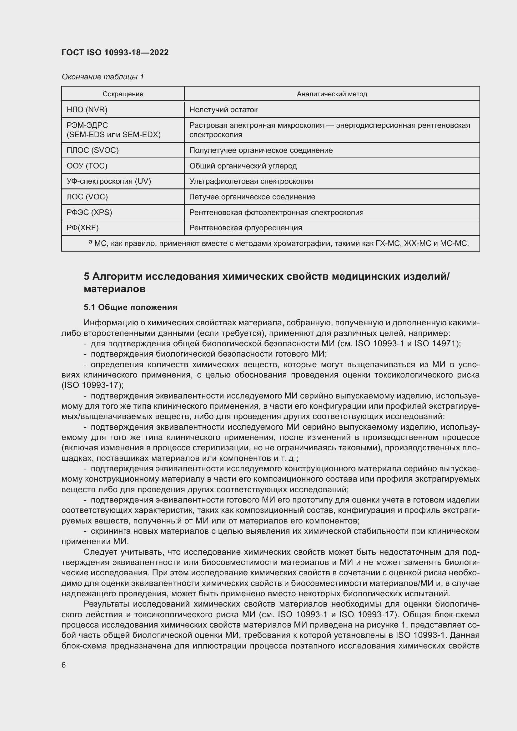 Страница 12 ГОСТ ISO 10993-18-2022