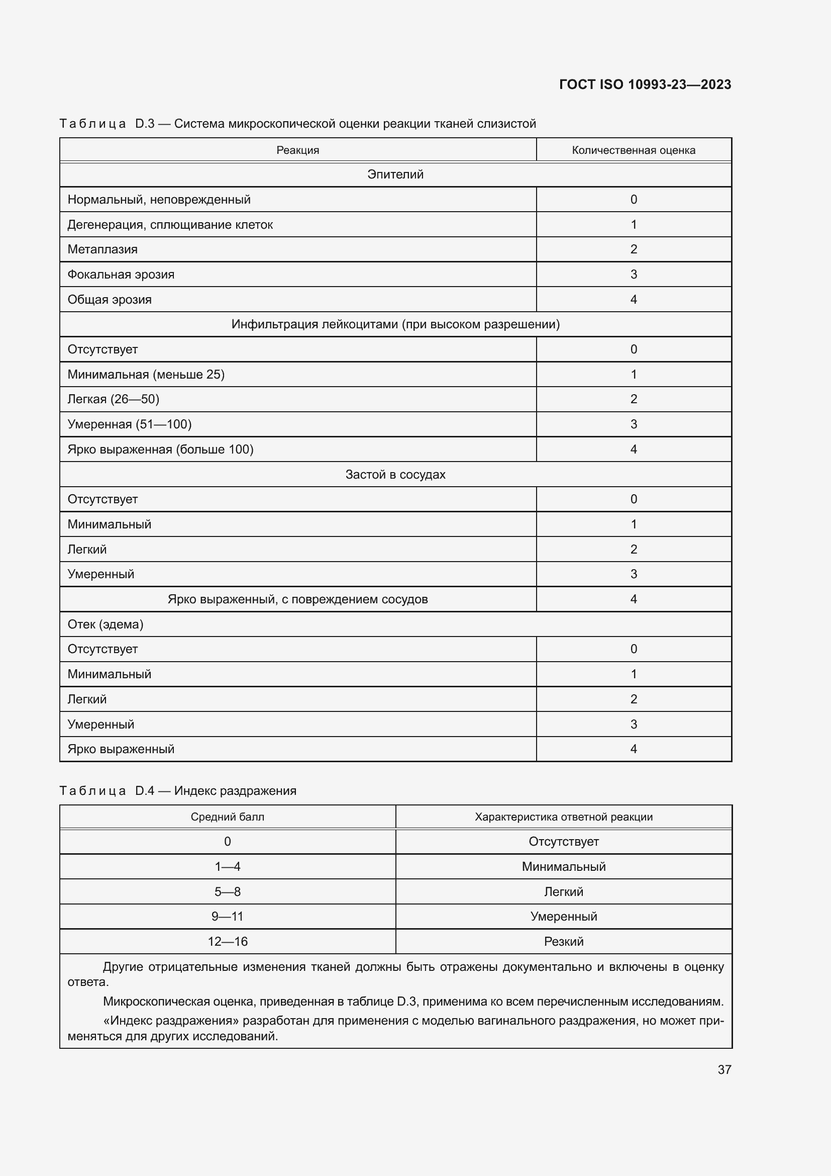 Страница 44 ГОСТ ISO 10993-23-2023