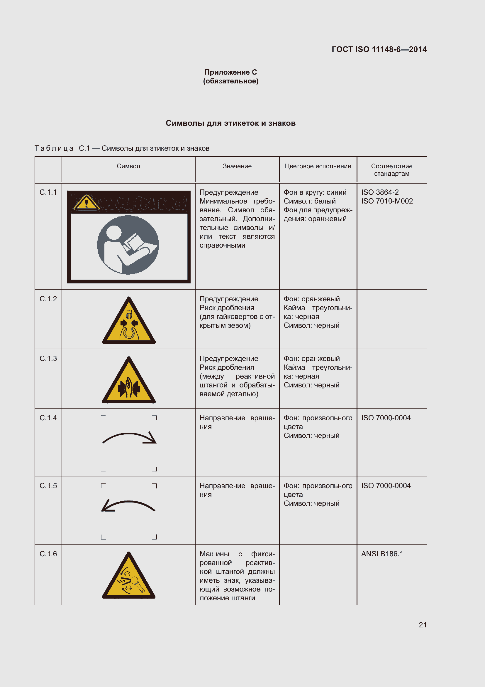 Страница 27 ГОСТ ISO 11148-6-2014