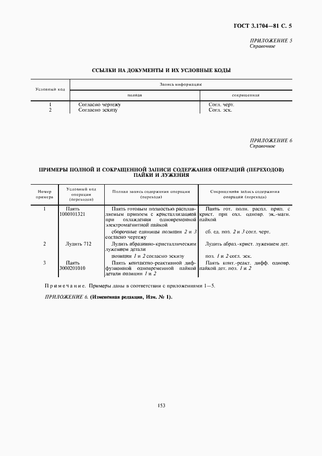 Страница 5 ГОСТ 3.1704-81