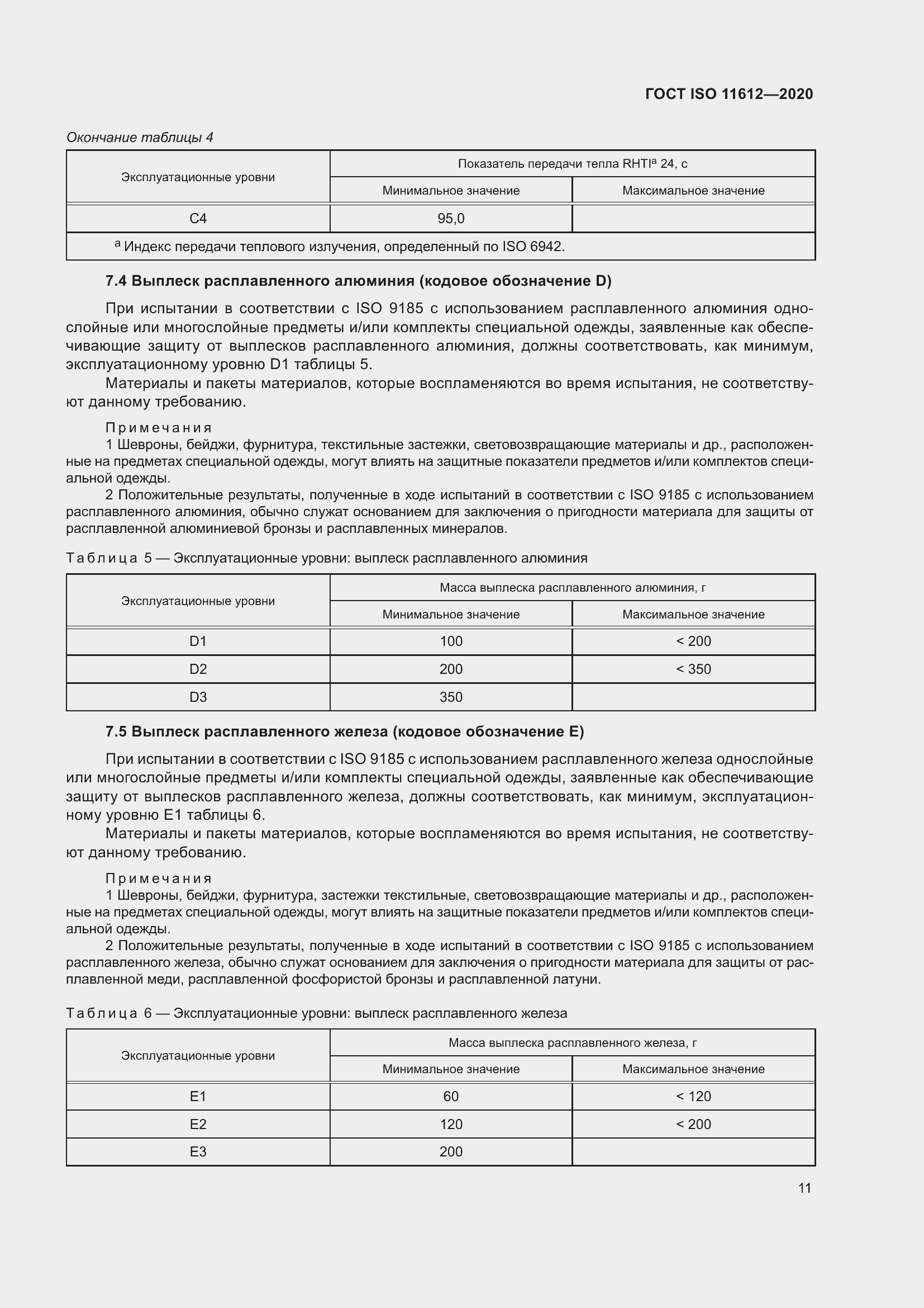 Страница 19 ГОСТ ISO 11612-2020