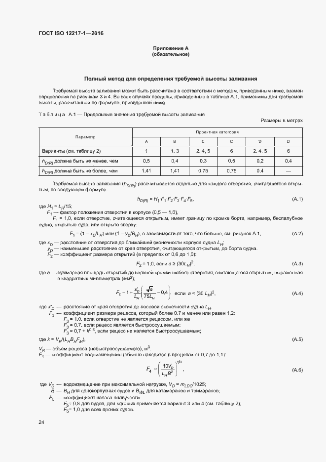 Страница 28 ГОСТ ISO 12217-1-2016
