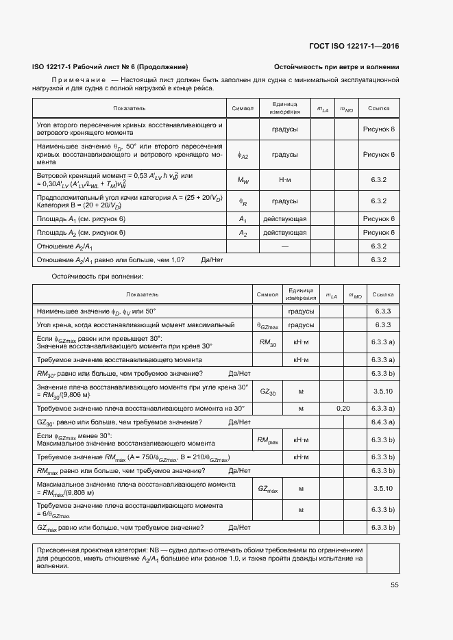 Страница 59 ГОСТ ISO 12217-1-2016