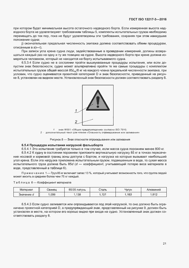 Страница 25 ГОСТ ISO 12217-3-2016