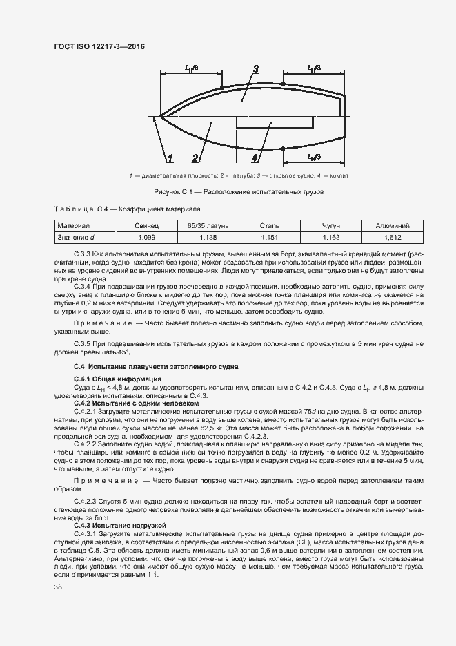 Страница 42 ГОСТ ISO 12217-3-2016