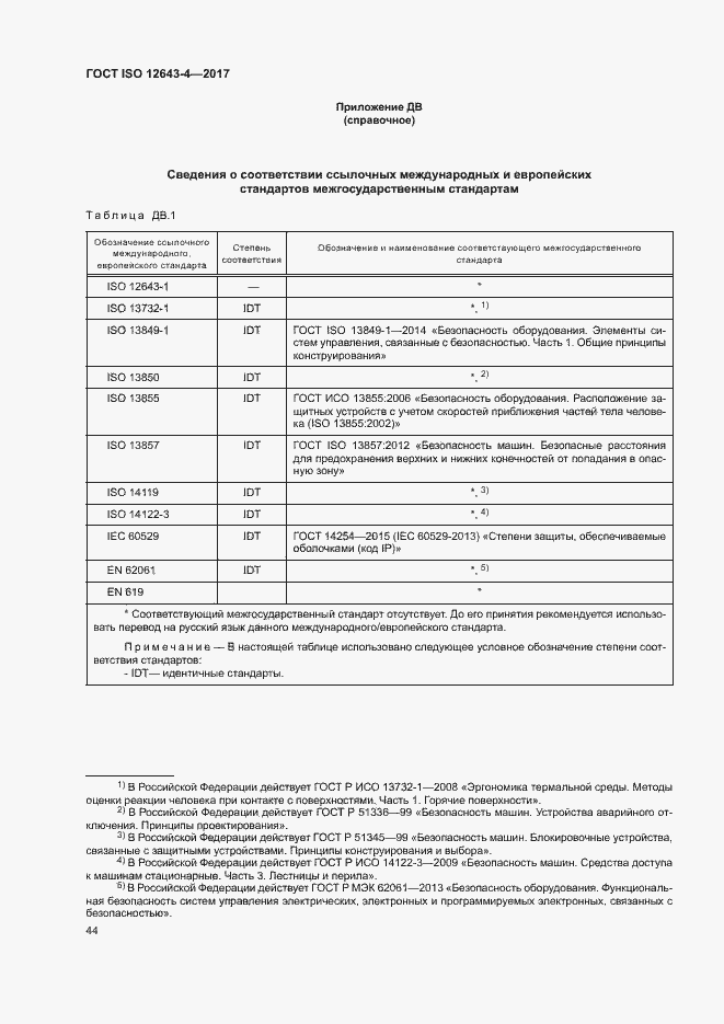 Страница 50 ГОСТ ISO 12643-4-2017