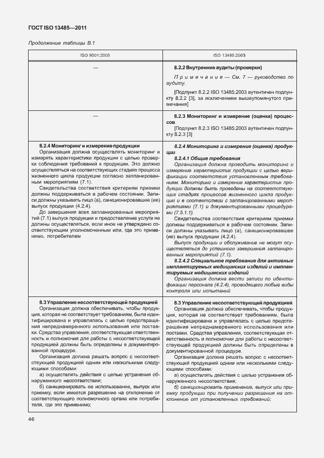 Страница 50 ГОСТ ISO 13485-2011