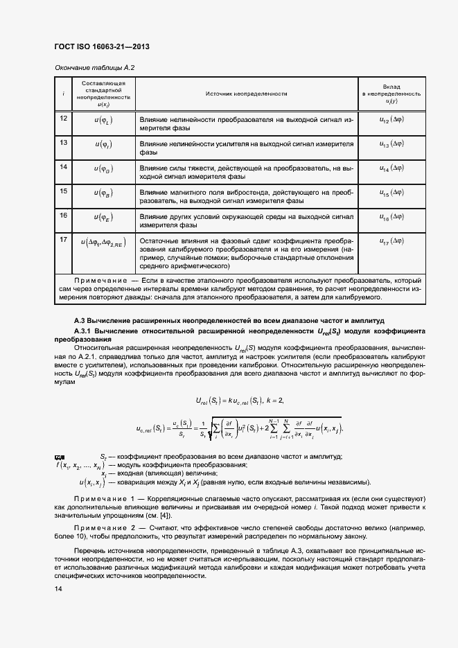 Страница 18 ГОСТ ISO 16063-21-2013