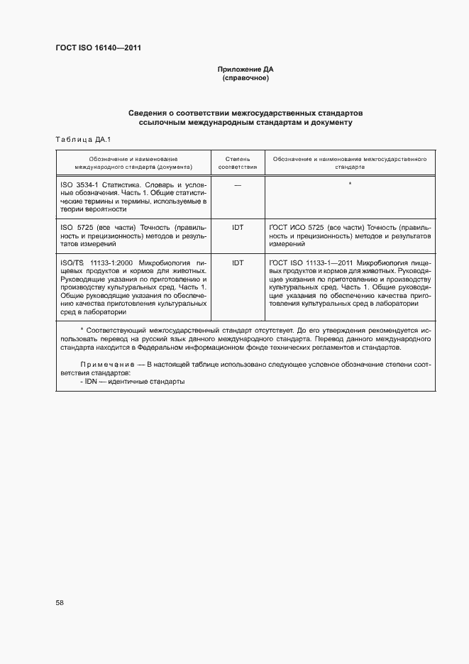 Страница 62 ГОСТ ISO 16140-2011