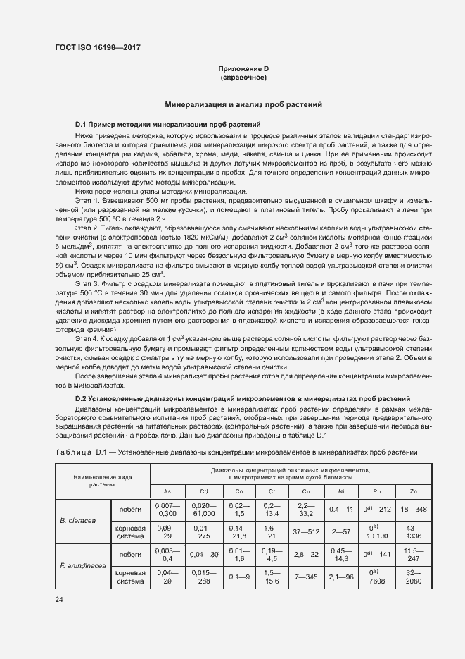 Страница 28 ГОСТ ISO 16198-2017