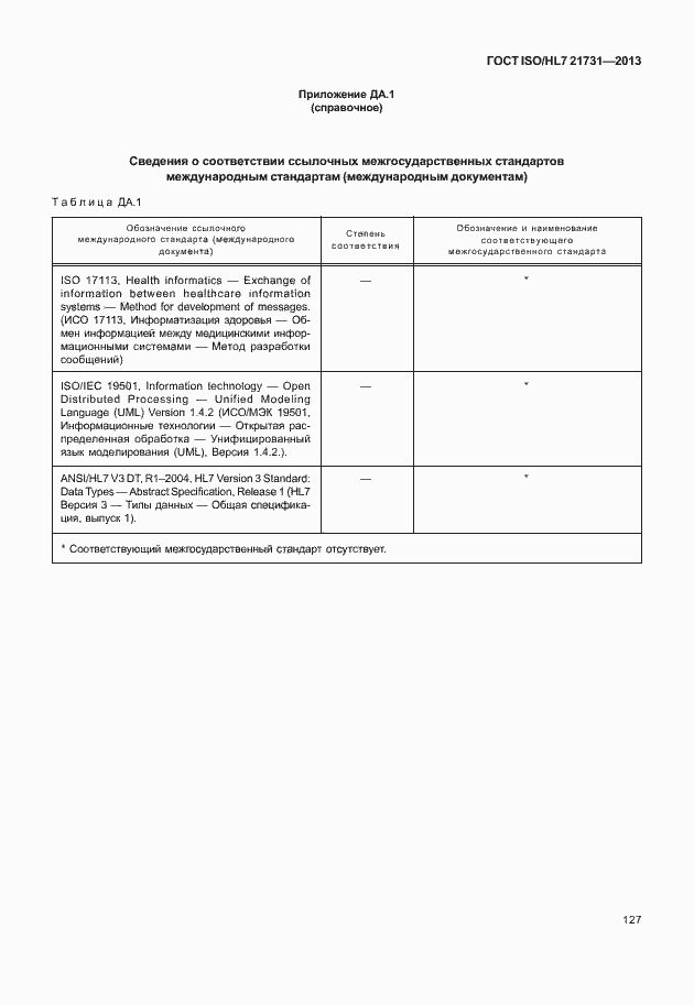 Страница 133 ГОСТ ISO/HL7 21731-2013