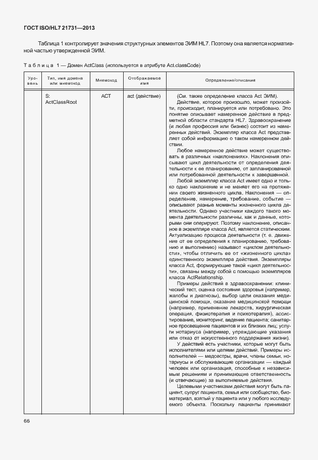 Страница 72 ГОСТ ISO/HL7 21731-2013