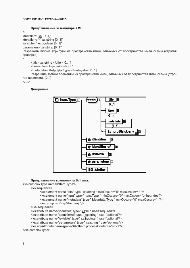 Страница 12 ГОСТ ISO/IEC 12785-2-2015