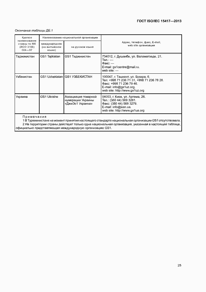 Страница 30 ГОСТ ISO/IEC 15417-2013