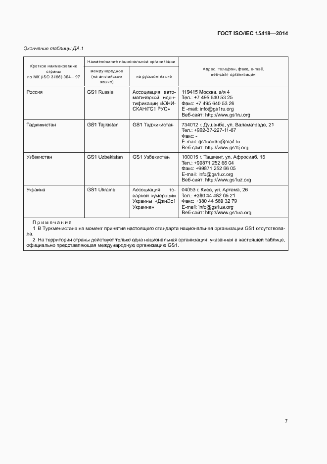 Страница 10 ГОСТ ISO/IEC 15418-2014