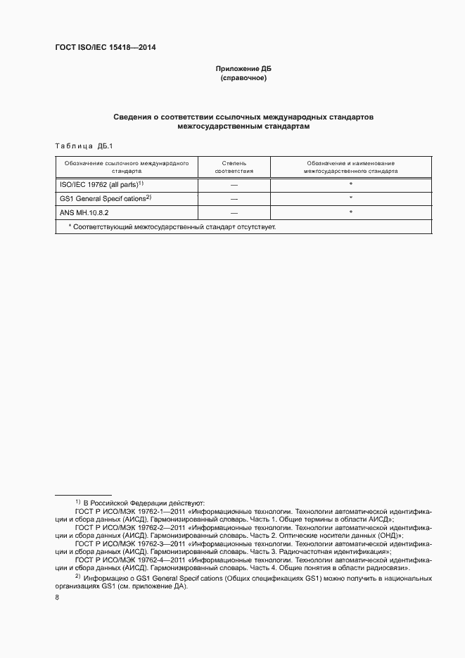 Страница 11 ГОСТ ISO/IEC 15418-2014