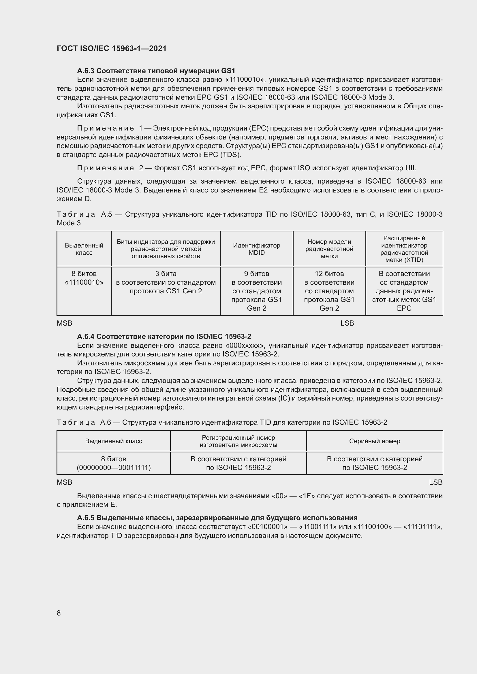 Страница 15 ГОСТ ISO/IEC 15963-1-2021