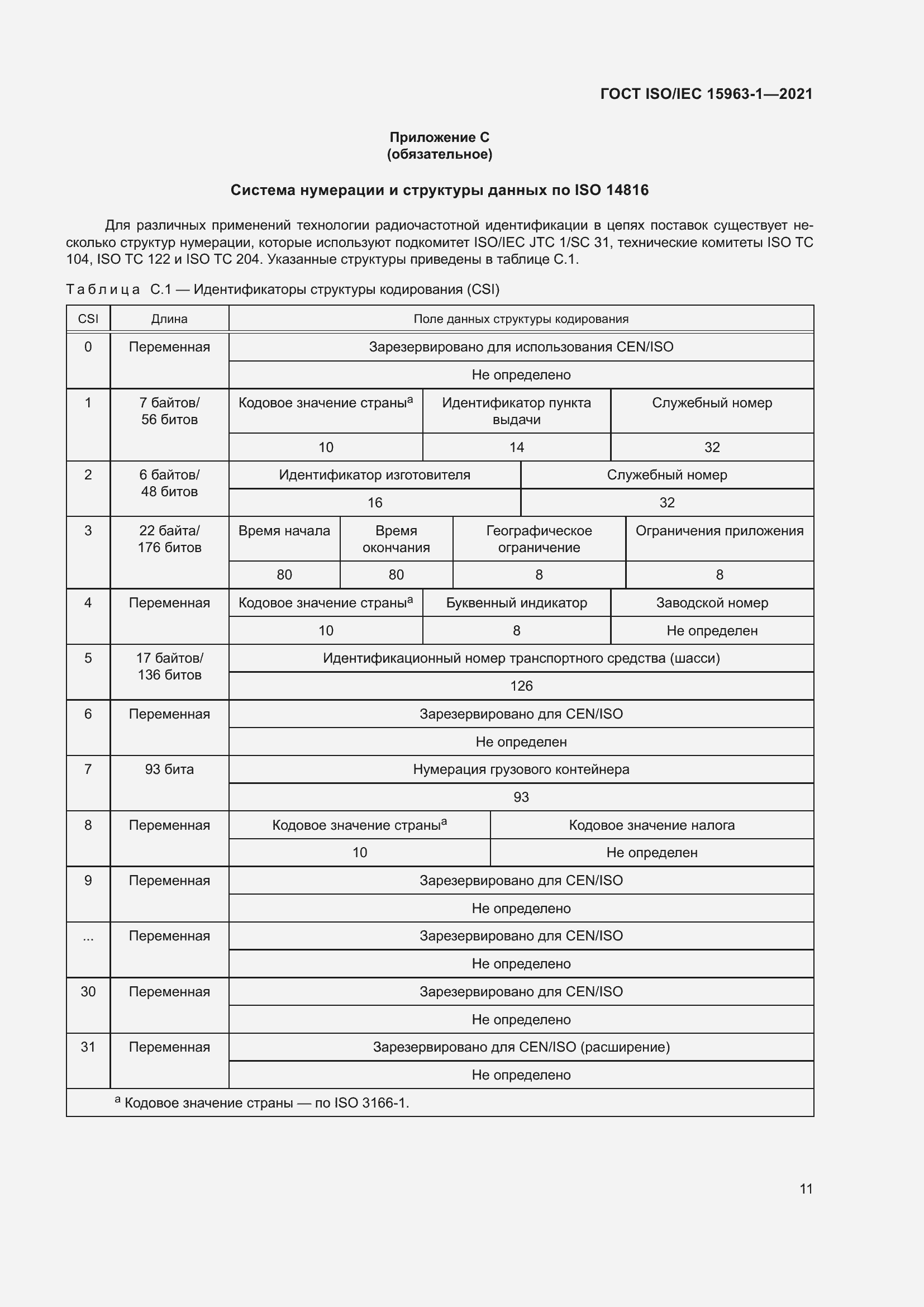 Страница 18 ГОСТ ISO/IEC 15963-1-2021