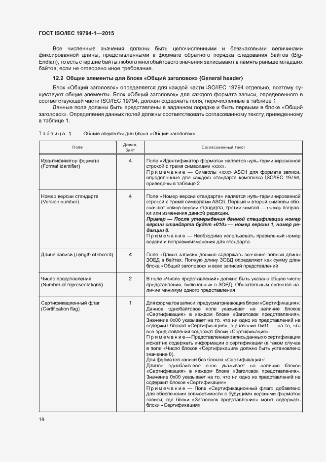 Страница 22 ГОСТ ISO/IEC 19794-1-2015