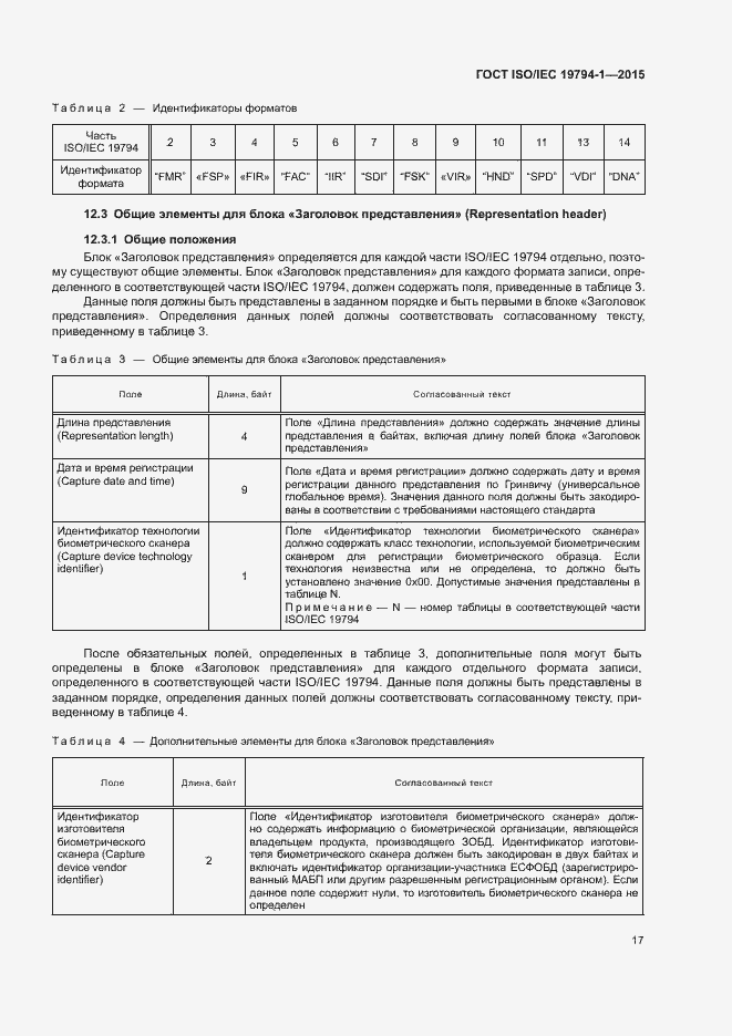 Страница 23 ГОСТ ISO/IEC 19794-1-2015
