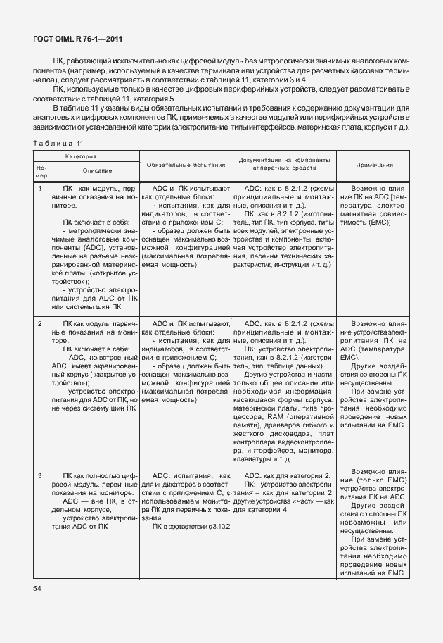 Страница 62 ГОСТ OIML R 76-1-2011