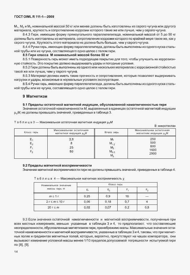 Страница 20 ГОСТ OIML R 111-1-2009