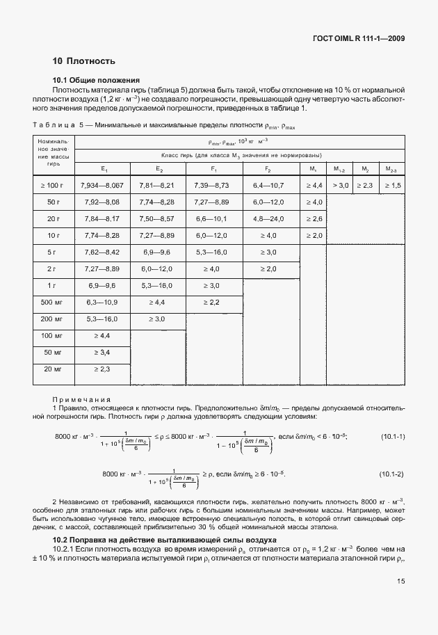 Страница 21 ГОСТ OIML R 111-1-2009