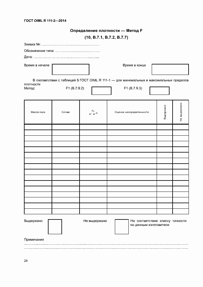 Страница 33 ГОСТ OIML R 111-2-2014