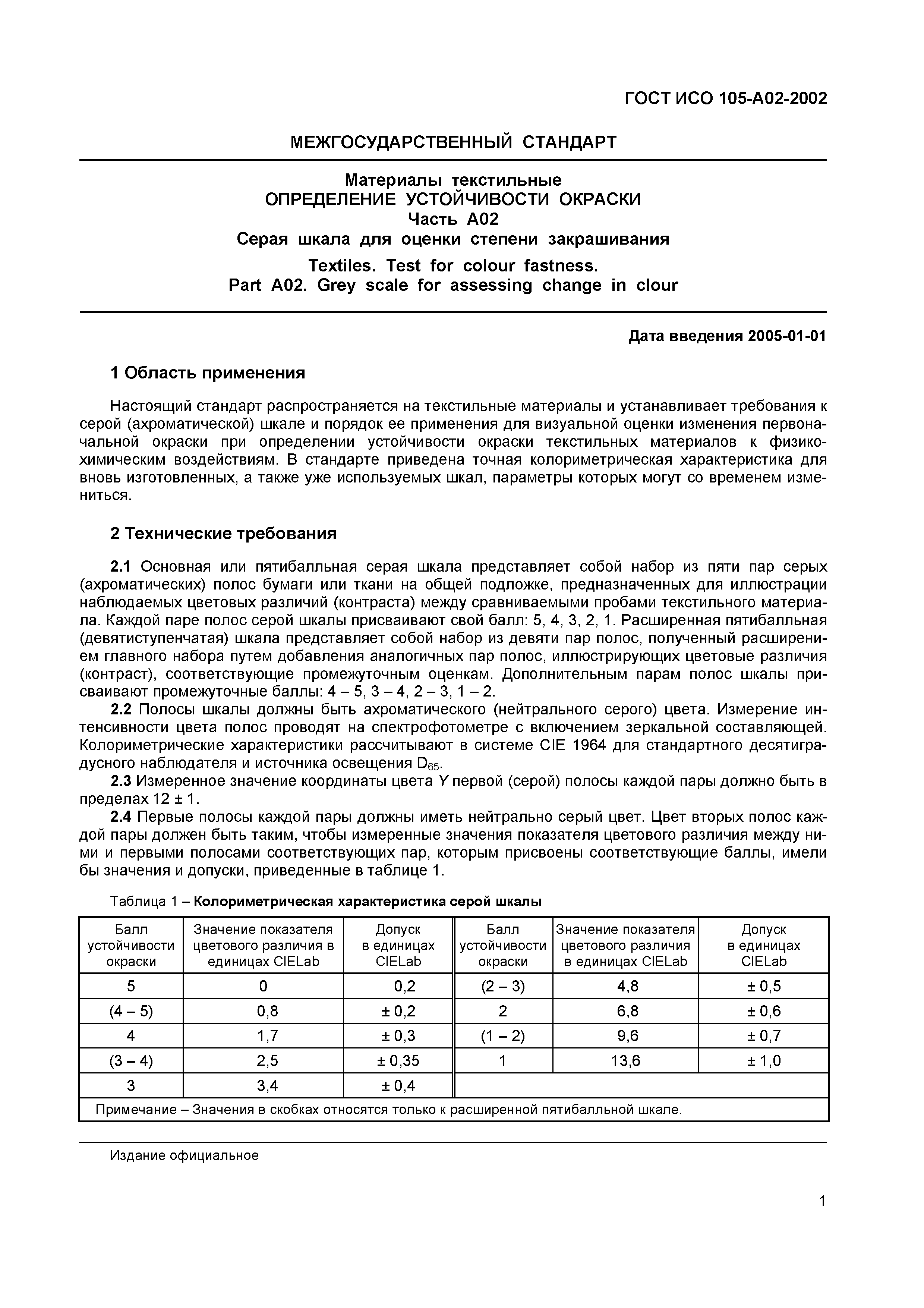 Страница 6 ГОСТ ИСО 105-A02-2002