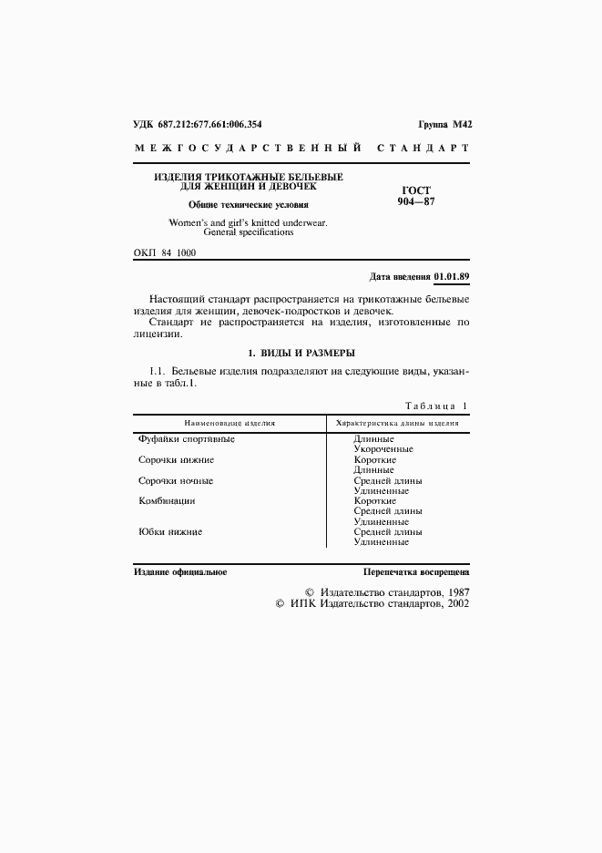 Страница 2 ГОСТ 904-87