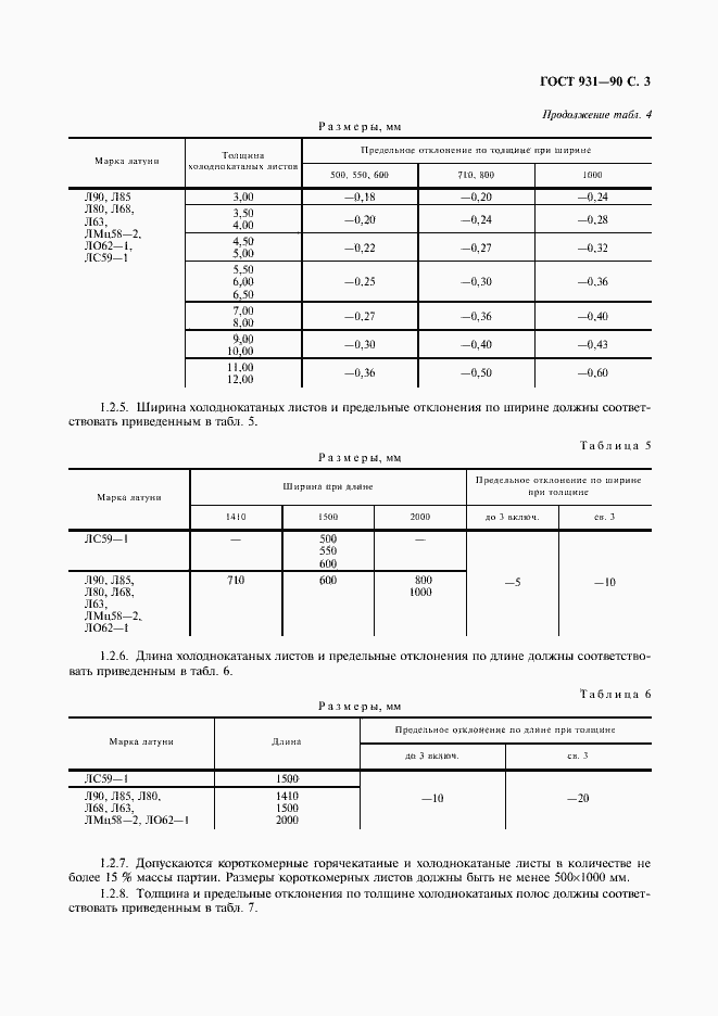 Страница 5 ГОСТ 931-90