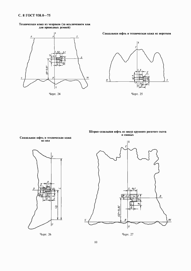 Страница 10 ГОСТ 938.0-75