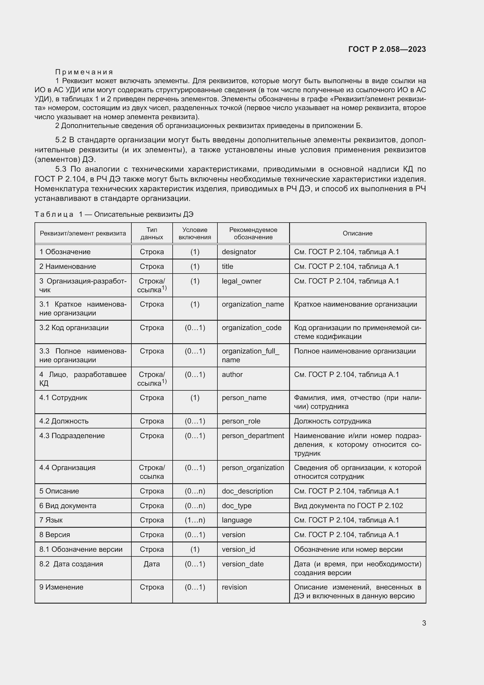 Страница 8 ГОСТ Р 2.058-2023