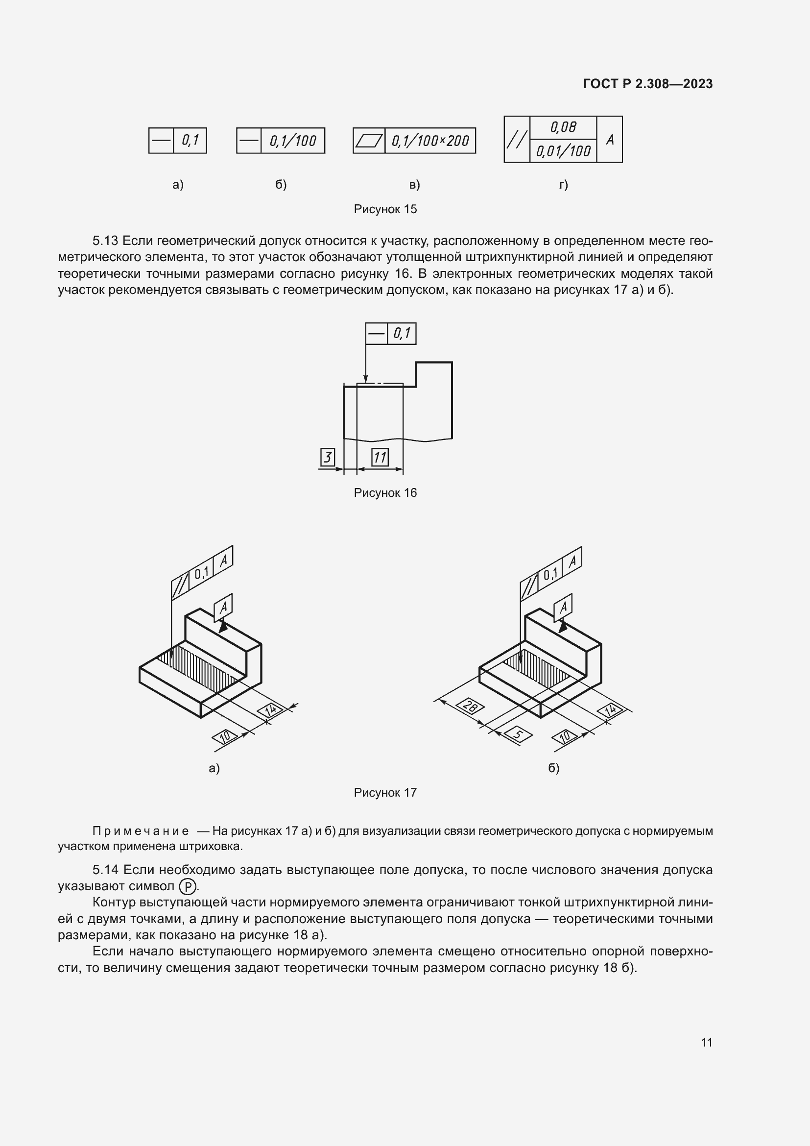 Страница 15 ГОСТ Р 2.308-2023