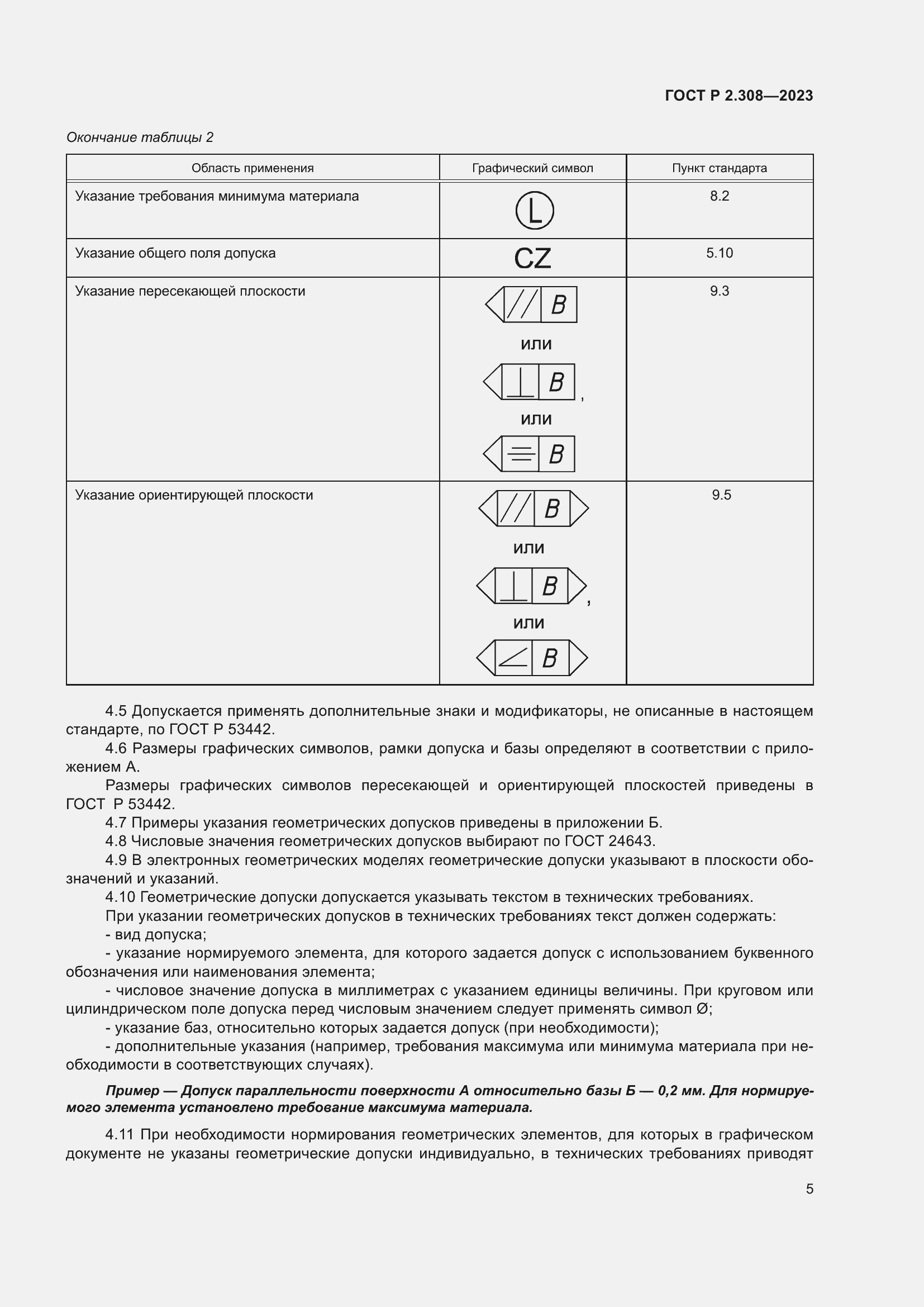 Страница 9 ГОСТ Р 2.308-2023