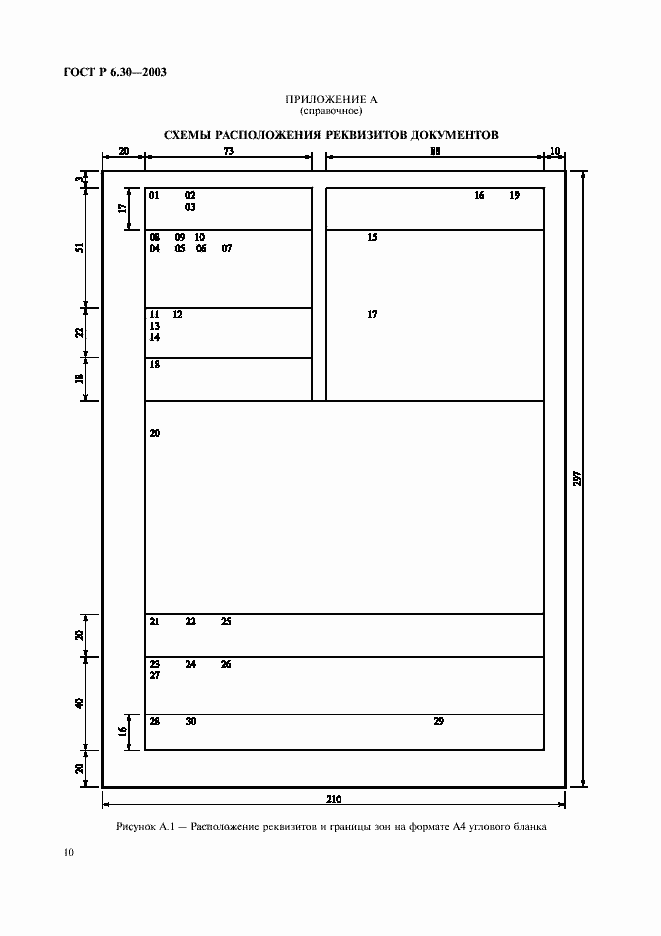 Страница 12 ГОСТ Р 6.30-2003