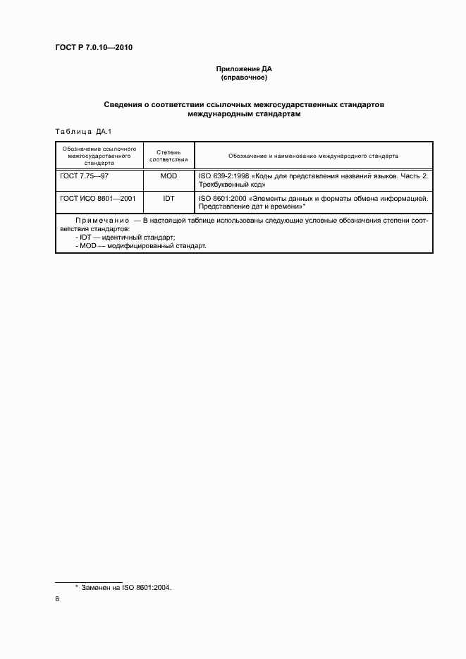 Страница 9 ГОСТ Р 7.0.10-2010