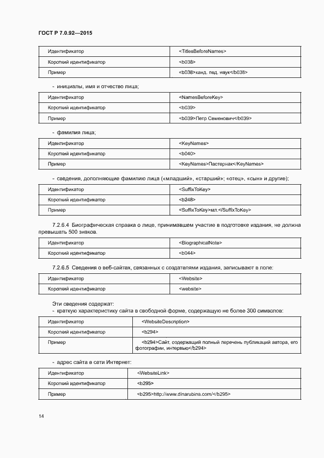 Страница 17 ГОСТ Р 7.0.92-2015