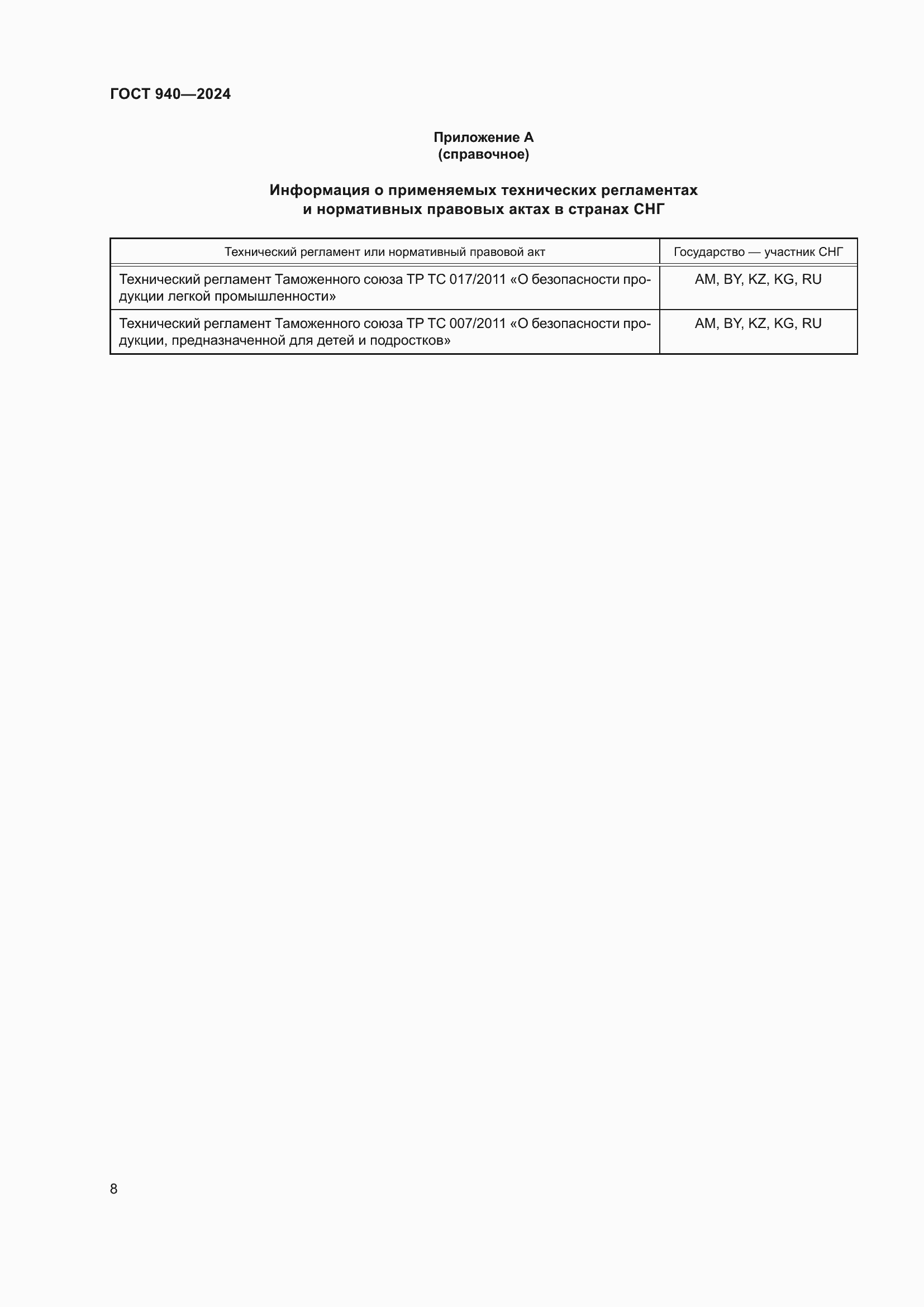 Страница 10 ГОСТ 940-2024