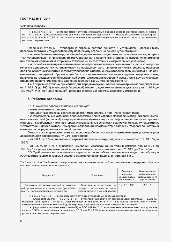 Страница 10 ГОСТ Р 8.735.1-2014