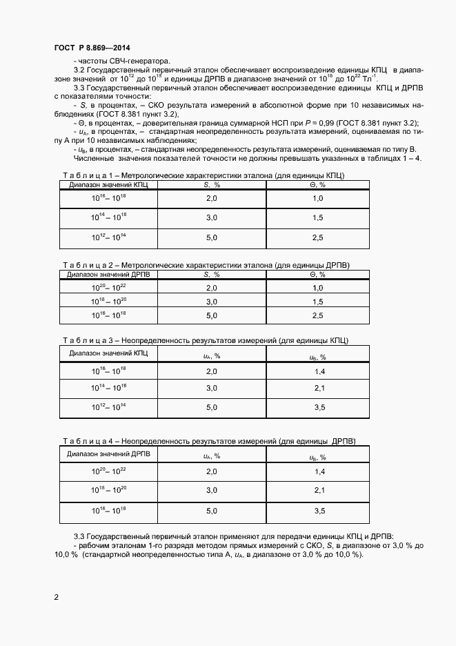 Страница 4 ГОСТ Р 8.869-2014